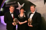 Munster Simms Engineering and Diageo Baileys receiving their awards from Enterprise Minister, Arlene Foster MLA